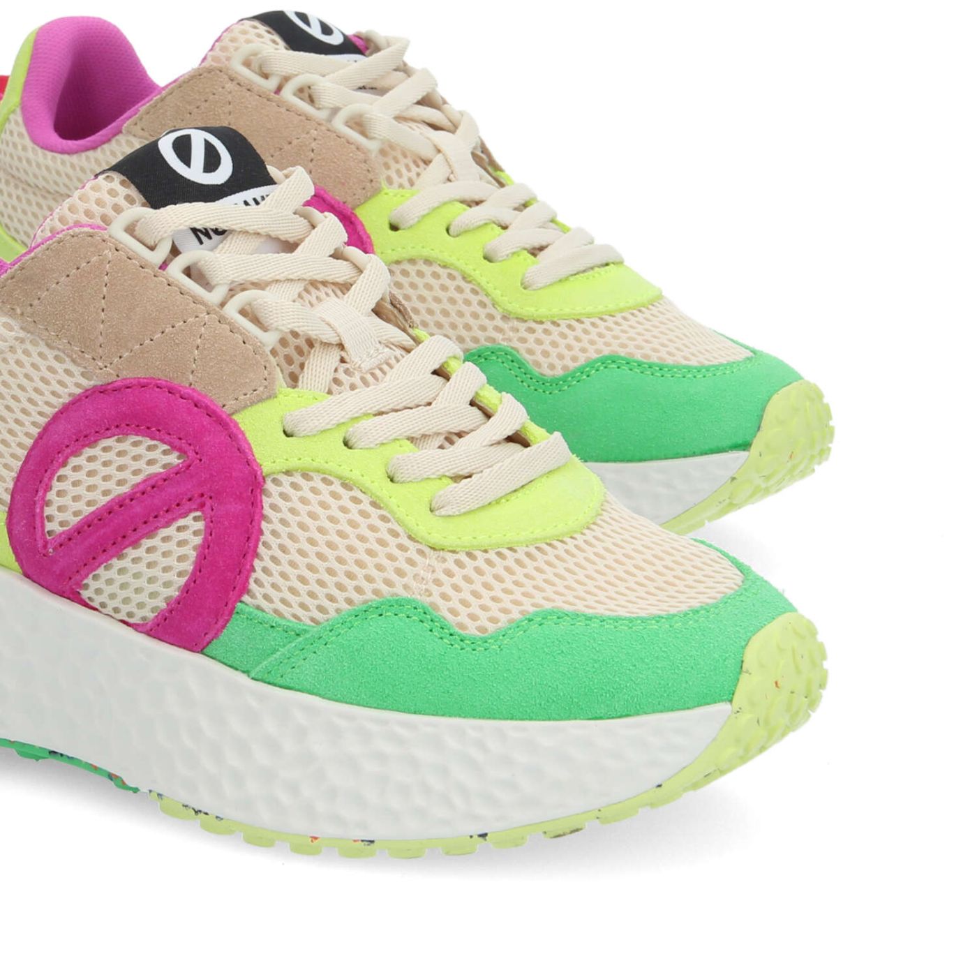 CARTER JOGGER W - SUEDE/MESH/SUED - VERDE/BIANCO SPORCO